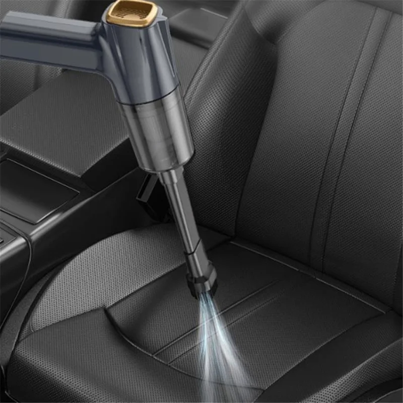 3101-A Handheld Brush Motor Car Vacuum Cleaner 4000mAh Battery-Operate Mini Wireless Vacuum Cleaner - White