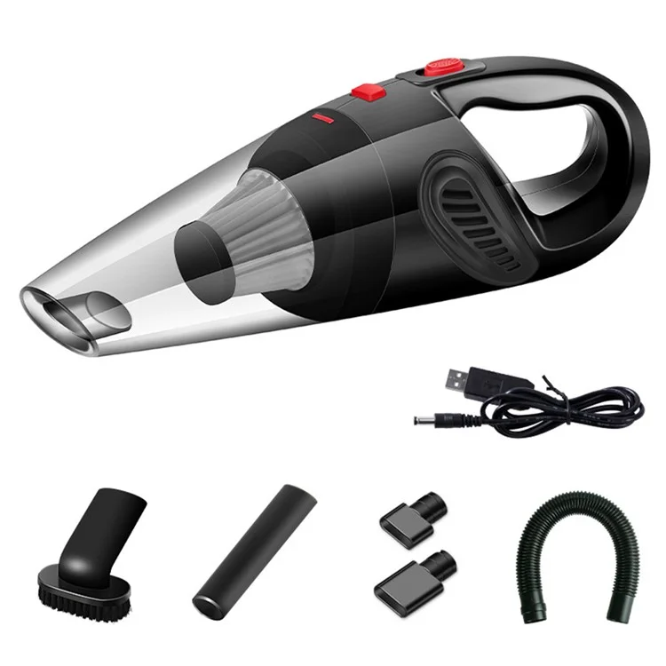 SUITU ZY-2021 Aspirapolvere per auto Mini Aspirapolvere senza fili Domestico Manuale 4000Pa Strumento di pulizia 