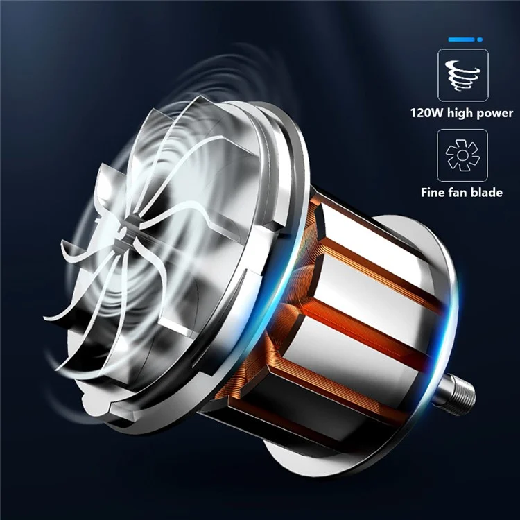 SUITU ZY-2021 Aspirapolvere per auto Mini Aspirapolvere senza fili Domestico Manuale 4000Pa Strumento di pulizia 