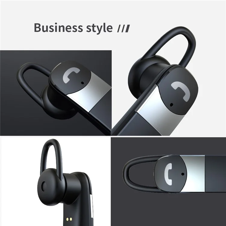 SP16 2 in 1 Portable Sun Visor Hands-free Bluetooth-compatible Speakerphone Smart Vibration Power ON Wireless Car Kit with Earphone/Back Clip Support for Siri Google Voice Control