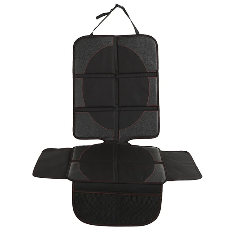 JF004 Waterproof Car Seat Protector for Child Car Seat and Pets, Soft Seat Protection Pad with Storage Pocket - Circle