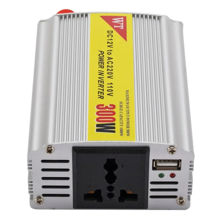 303 Inversor de Energia de 300w DC 12V Para AC 220V 110V Converter de Carro Com Isqueiro do Adaptador USB