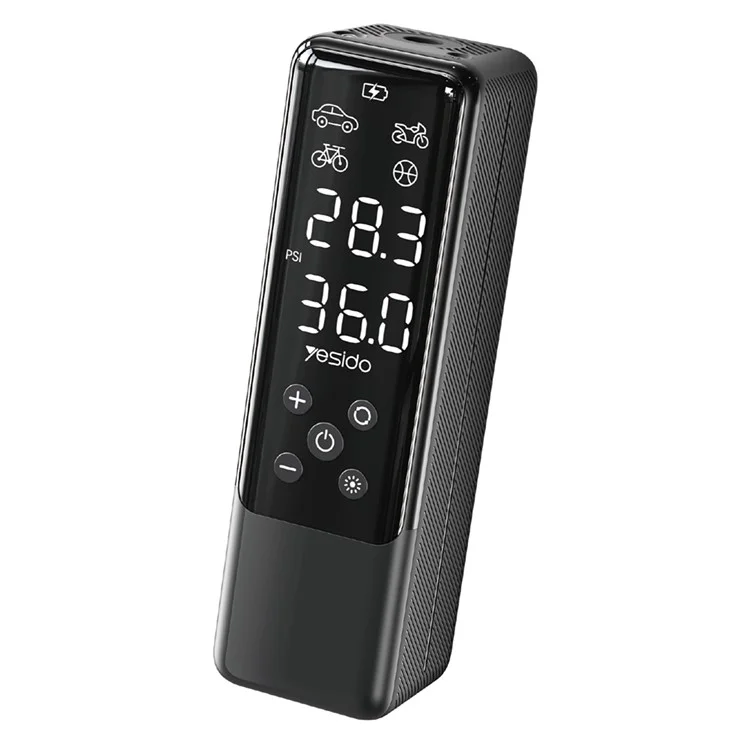 Yesido VC05 Digital Display Schneller Inflator Mit LED -licht 20 Zylinderluftpumpe Für Auto Motorradfahrradkugel
