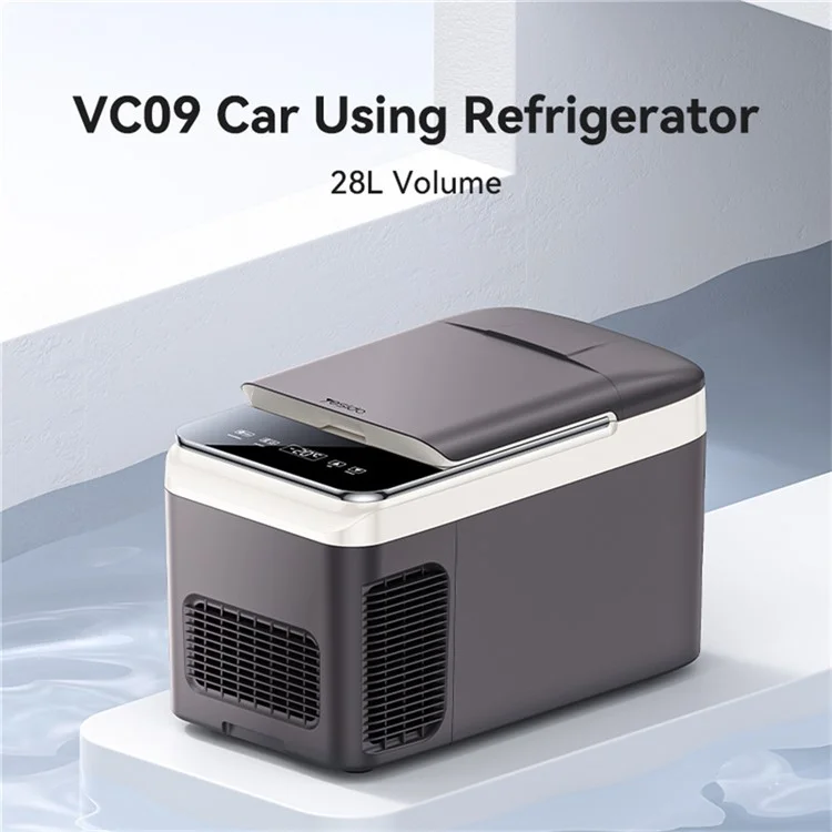 YESIDO VC09 28L Car Refrigerator LCD Display Portable Freezer Touch Control Cooler