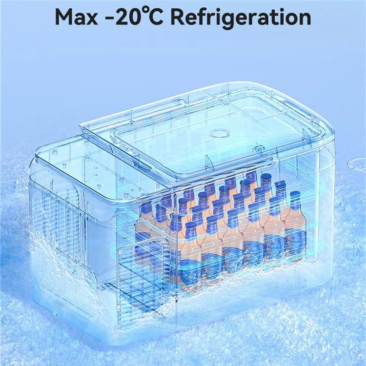YESIDO VC09 28L Car Refrigerator LCD Display Portable Freezer Touch Control Cooler