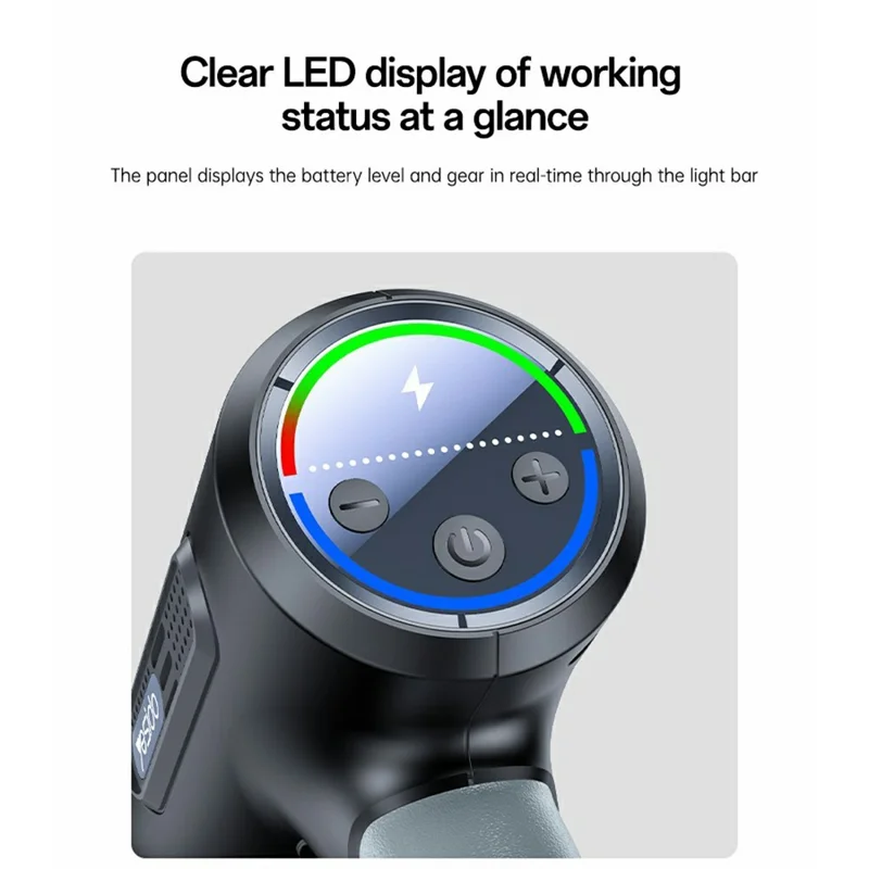 YESIDO VC18 High Pressure Washer Gun 2 Gears Adjustable Cordless Car Cleaner with LED Display - UK Plug