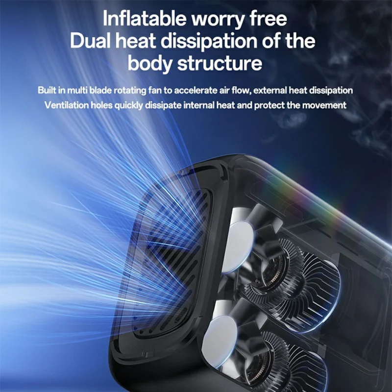 YESIDO VC17 Multi-function Wireless Tire Inflator for Car / Bicycle / Basketball Portable Air Compressor with LED Display