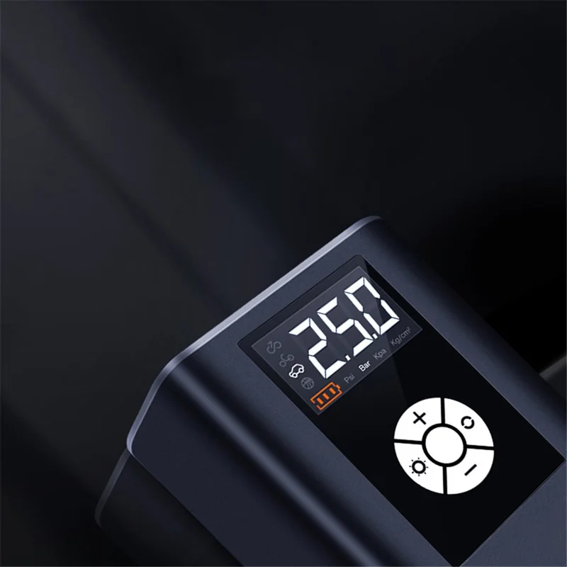 JM-8804 2,5-calowy ekran CNC, wysokociśnieniowa, wysokomocowa pompka samochodowa z lampką LED (wersja bezprzewodowa)