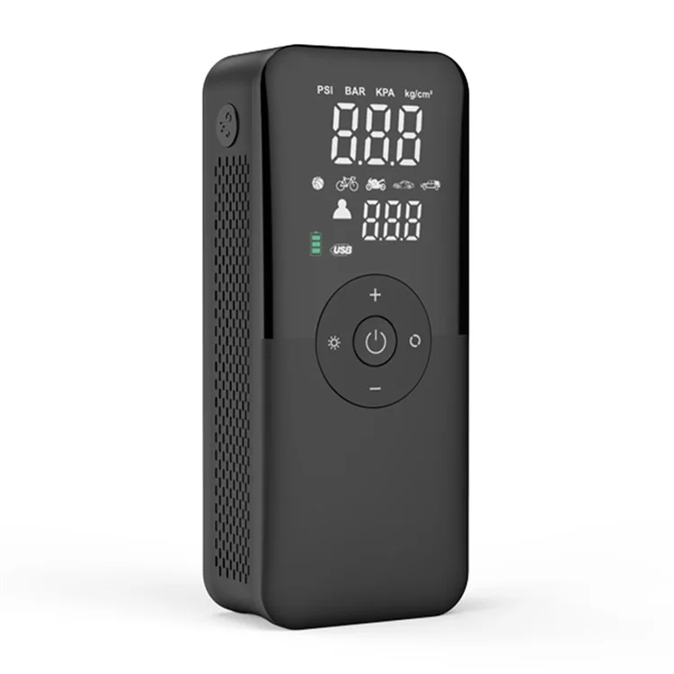 CARSUN C3106 Mini Portable Motorbike Air Pump Digital Display Car Inflatable Pump Support Power Bank Function