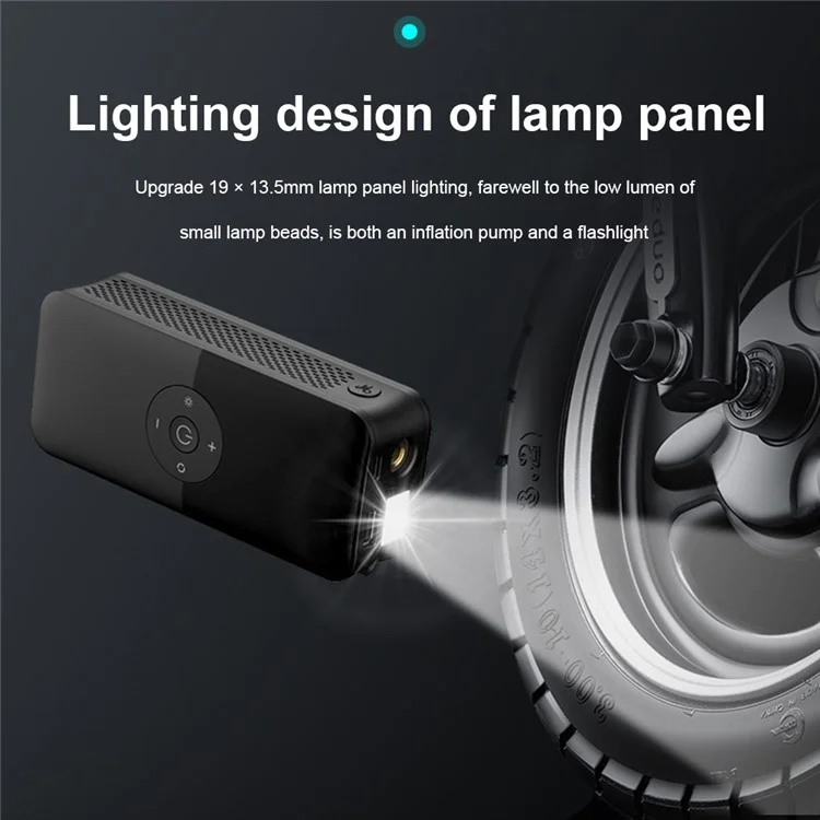 CARSUN C3106 Mini Portable Motorbike Air Pump Digital Display Car Inflatable Pump Support Power Bank Function