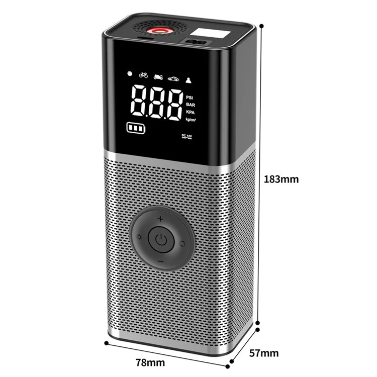 CARSUN T2220 150PSI Pompa Portatile per Pneumatici Auto con Display Digitale, Senza Fili