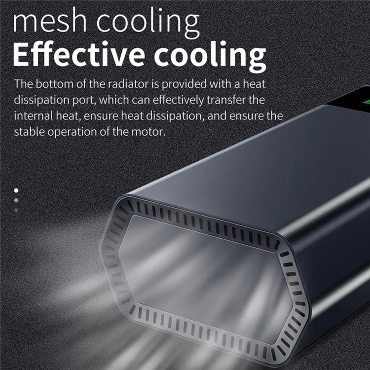 CARSUN C2812 Portable Air Pump Aluminum Alloy Digital Inflator with Light Power Bank Function
