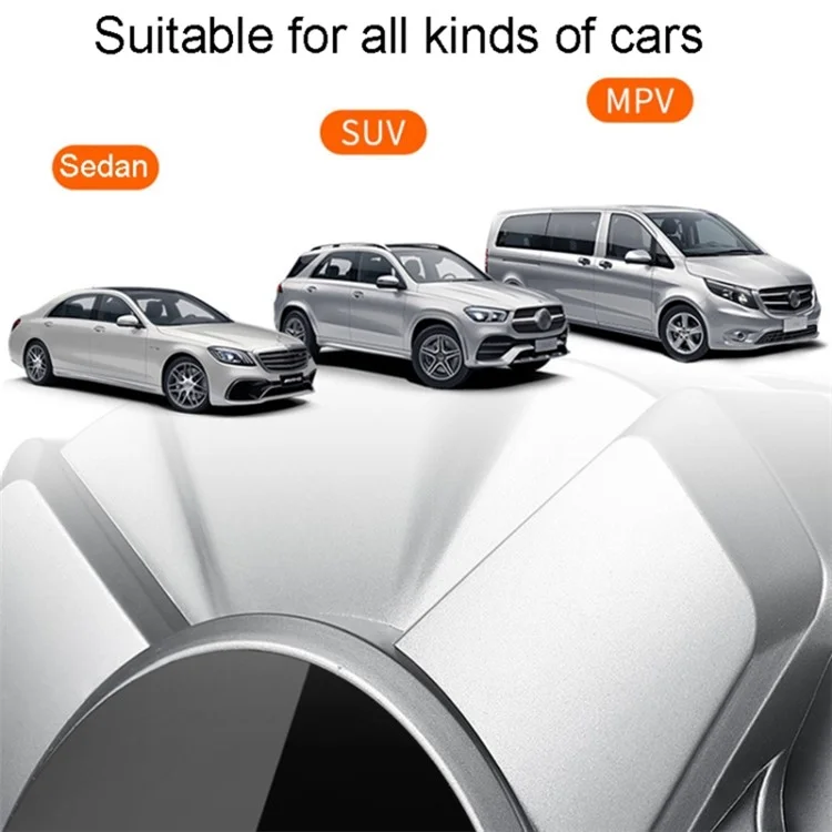 ZY5201 22 Cylinder 12V Car Air Pump Touch Screen Digital Display Tire Inflator with LED Light - Silver