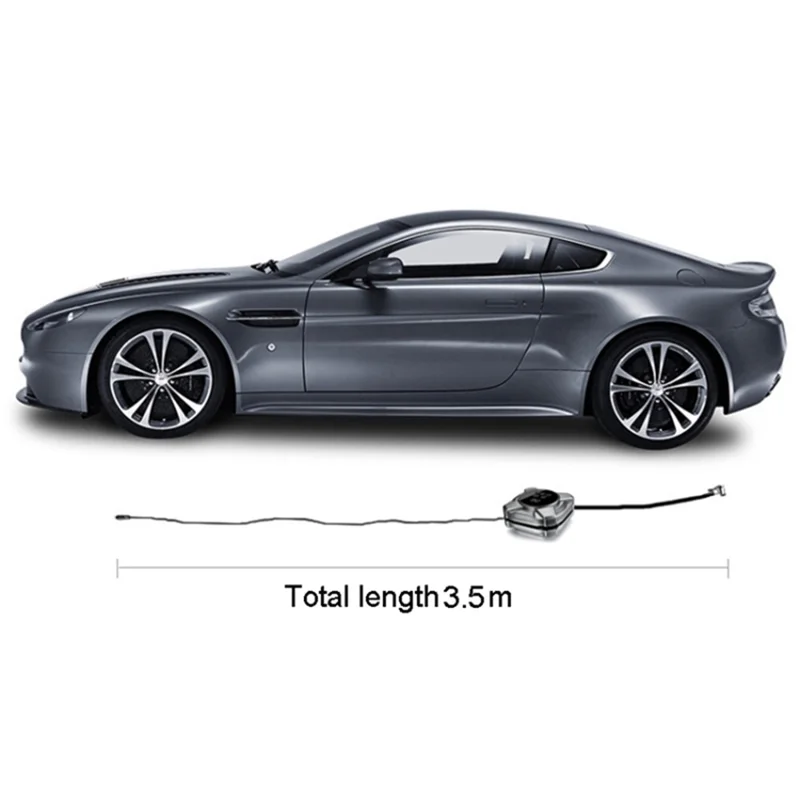 ZY5201 19 Cilindri 12V Compressore Digitale da Auto con Display Touchscreen - Argento