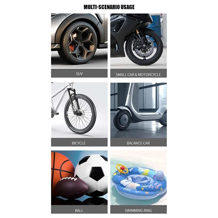 Bulk Purchasing A10-2S Mini Air Compressor with LED Light Portable Tire Inflator Pump for Car Motorcycle Ball