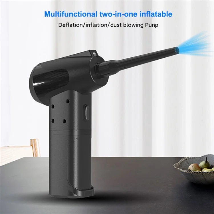 Y06 3-in-1 Multi-function Digital Display Electric Air Pump Detachable Dust Blower