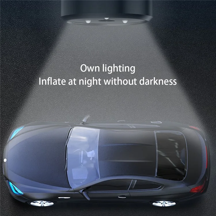E68-1 12V Portable Wireless Electric Inflator Car Motorcycle Tire Ball Air Pump with Built-in Battery
