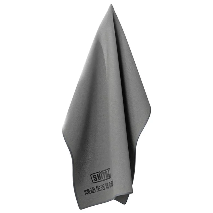 SUITU ST-9000-5A 30x40CM Soft Coral Fleece + Suede Reinigungstuch Super saugfähiges Handtuch für Auto, Zuhause
