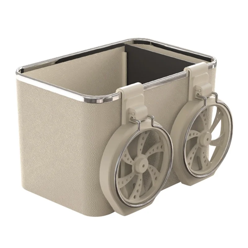 YANYU jn1527 Multi-function Car Storage Box Armrest Organizer Phone Tissue Cup Drink Holder - Beige