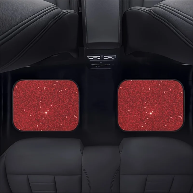 4Pcs / Set Pattern Printed Car Front+Rear Floor Mat Anti-Slip Neoprene Vehicle Interior Floor Pad - Style 47