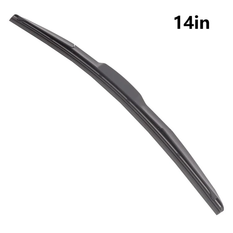 1 peça universal de três estágios Palheta de limpador de para-brisa de carro ABS + Borracha sem ruído - 14 polegadas