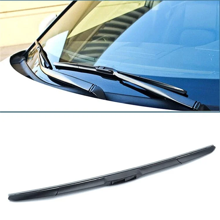 1 peça universal de três estágios Palheta de limpador de para-brisa de carro ABS + Borracha sem ruído - 14 polegadas