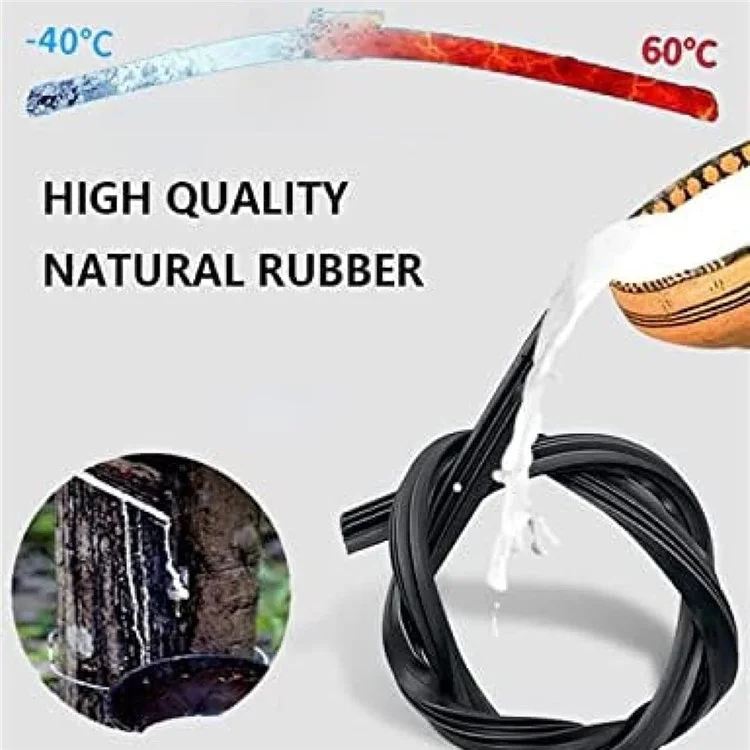 2Pcs Universal Three-Stage Car Wiper Blade ABS+Rubber Noiseless Vehicle Wiper Blade - 19-inch