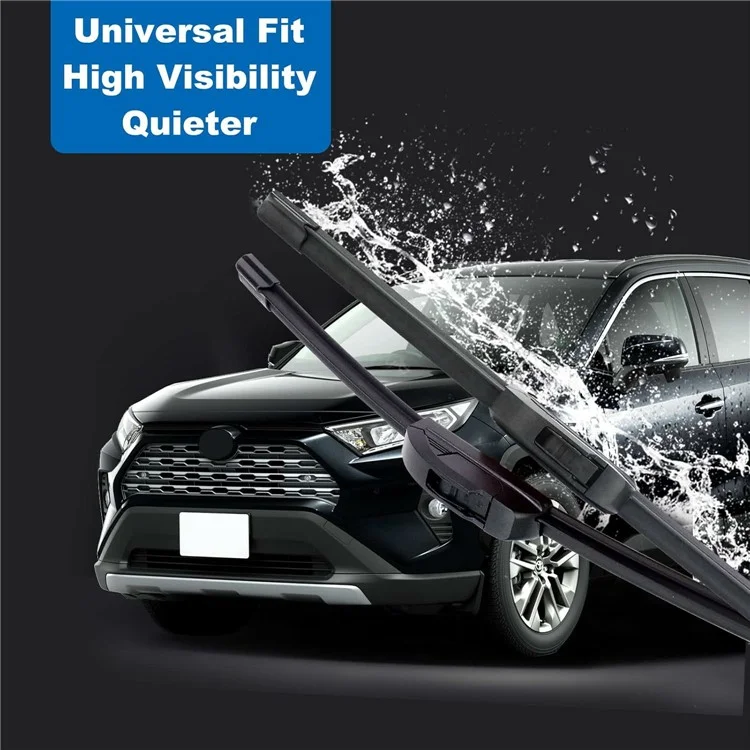 1Pc Universal Car Windschild Wischblatt ABS+Gummi Geräuschlos Fahrzeug Wischblatt - 12 Zoll