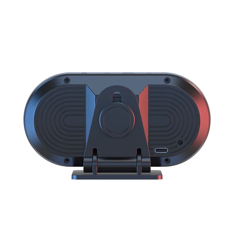 P27 OBD2 GPS Dual-Mode Auto-HUD LCD-Head-up-Display mit Geschwindigkeit, Drehzahl, Wassertemperatur und Kraftstoffverbrauch – Schwarz