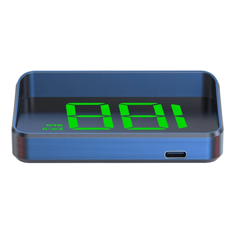 M2 HUD Head-Up Display Dual Mode GPS + BeiDou 10Hz Velocímetro con Alimentación Tipo-C para Coche - Verde / KM
