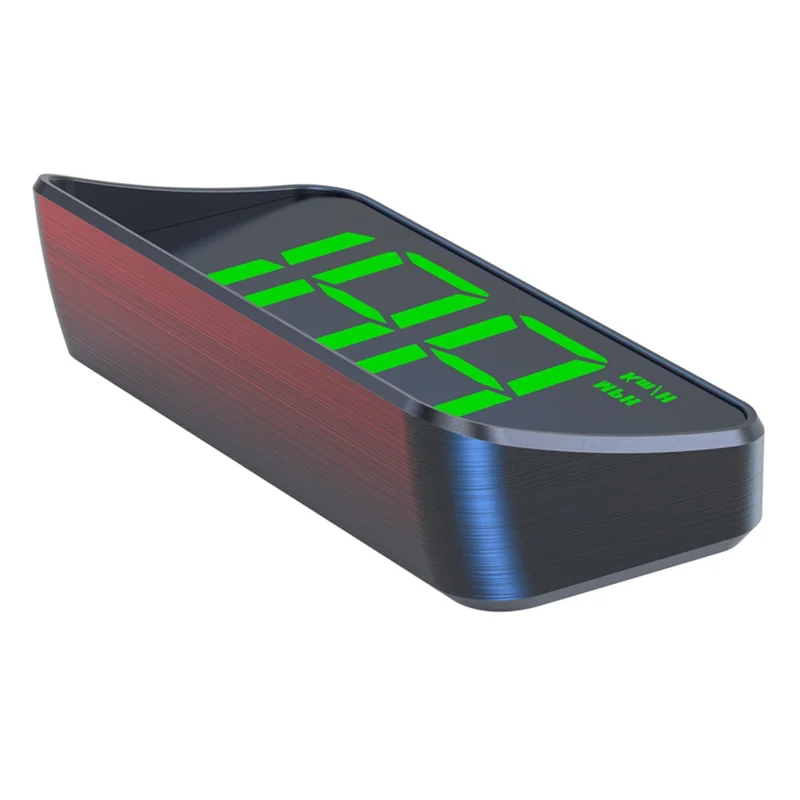 M2 HUD Head-Up Display Dual Mode GPS + BeiDou 10Hz Velocímetro con Alimentación Tipo-C para Coche - Verde / KM