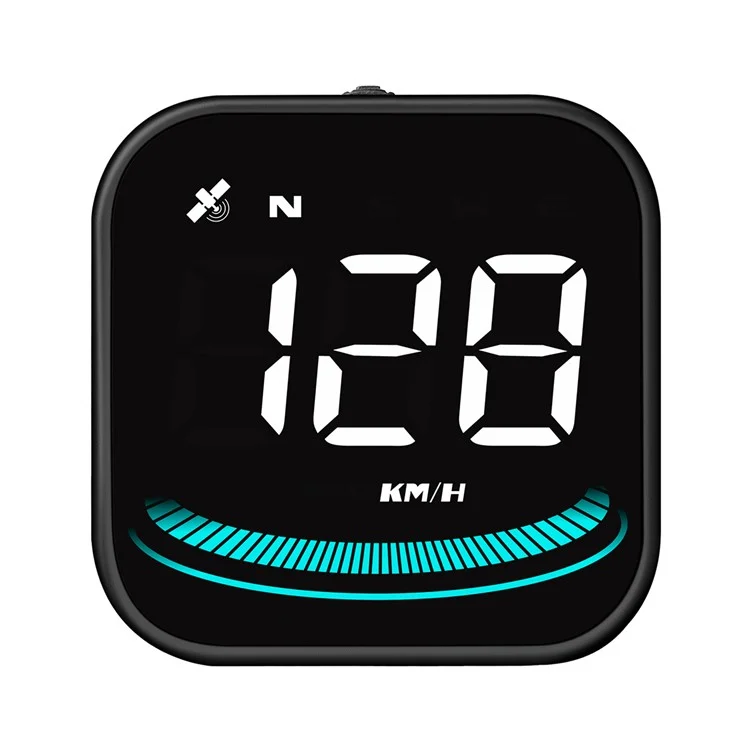 G4 Car HUD Digital Speedometer Over-speed Fatigue Driving Alarm GPS Compass Head-up Display