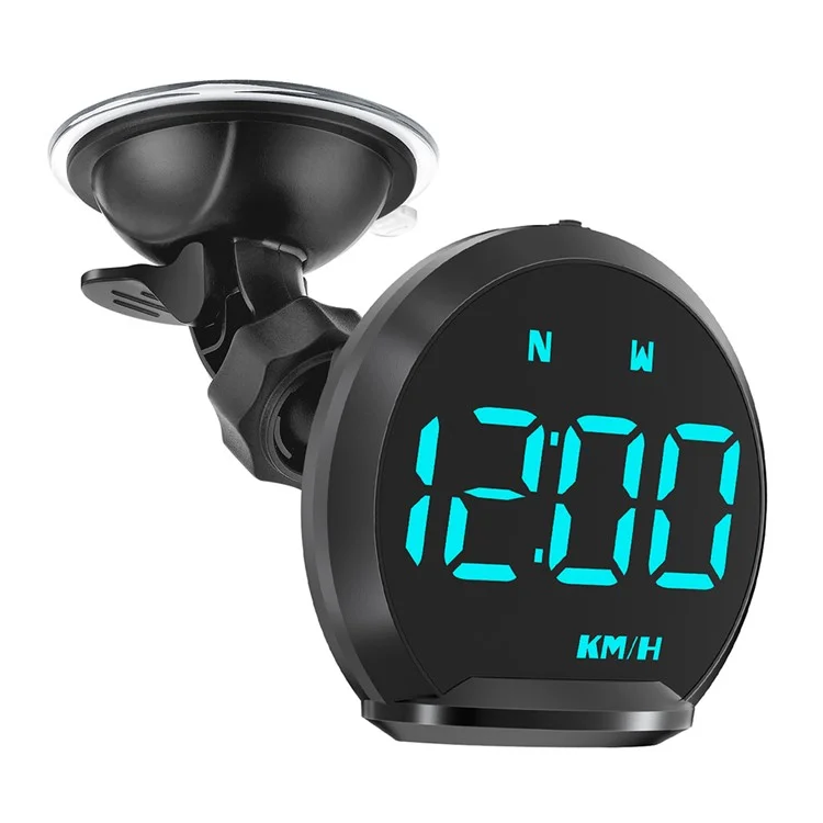 G13 Universal Head Up Display Car HUD 7-Color Digital Speedometer Alarm Reminder GPS System