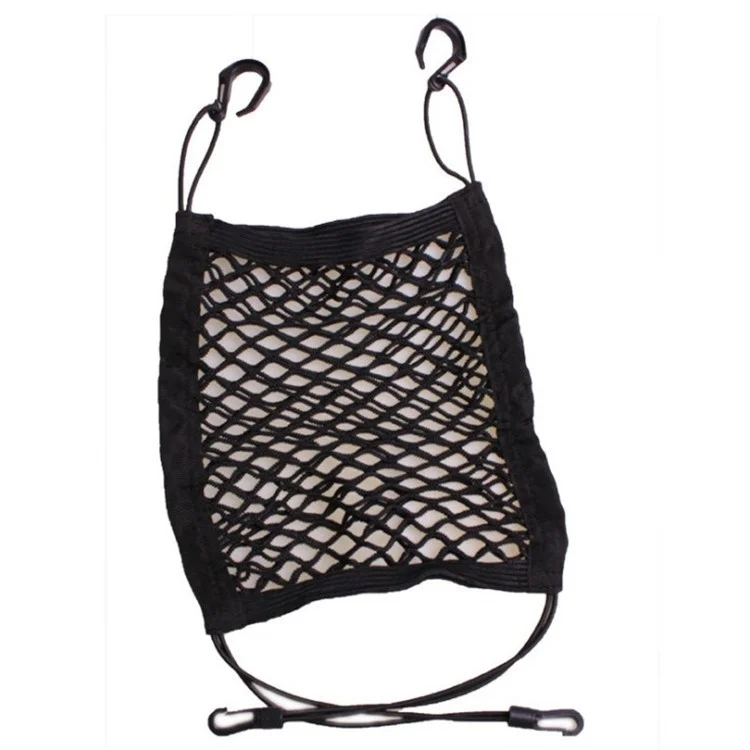 Organizador de la Red de Asiento de Automóvil Universal de 2 Capas Mesh Cargo Net Pouch