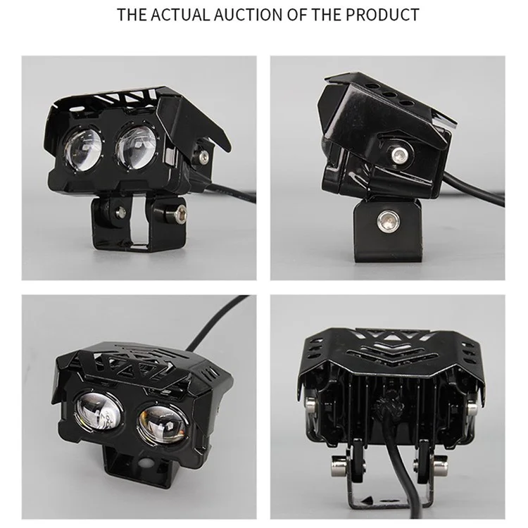 W65 Wasserdichte Motorrad-LED-Scheinwerfer Superhell Spotlight Nebelscheinwerfer