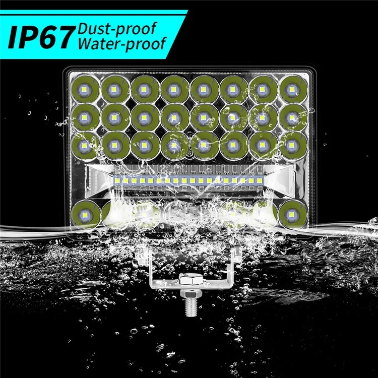144 Вт 48-светодиодный автомобильный грузовик вилочный погрузчик Driving Work Light Waterproof 5-дюймовый Engineering Vehicle Spot Flood Light