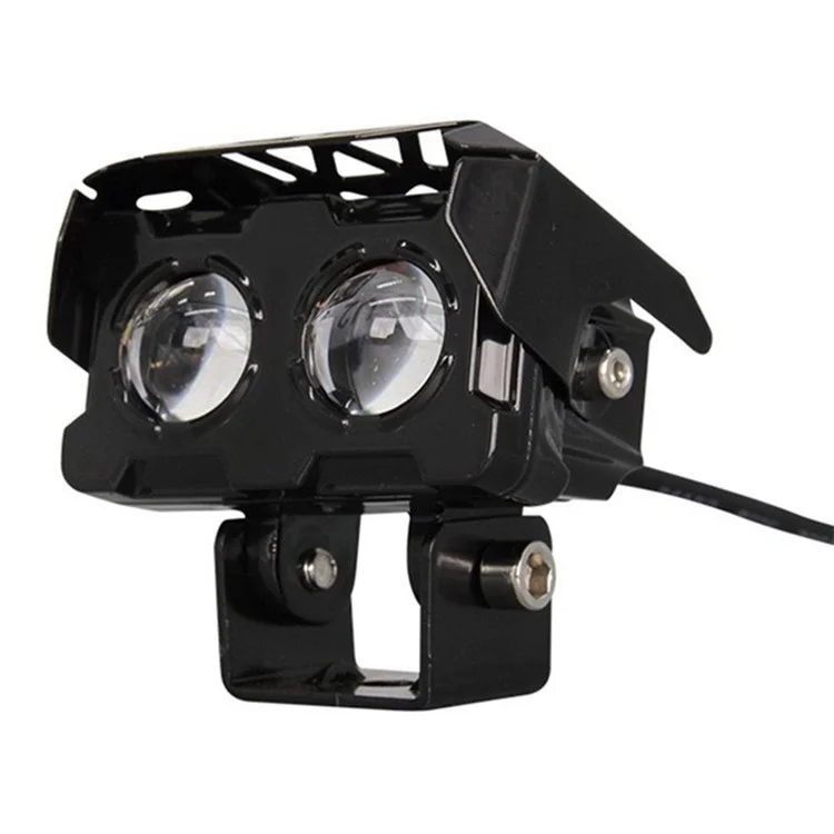 Faro LED blanco+amarillo para modificación de motocicleta W65 Motorcycle Waterproof Motorbike Headlight