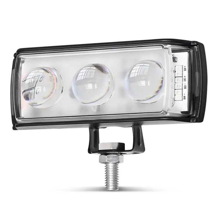 Foco de motocicleta A086-3C de 3 LED, resistente al agua, con carcasa de aluminio, 12-60V