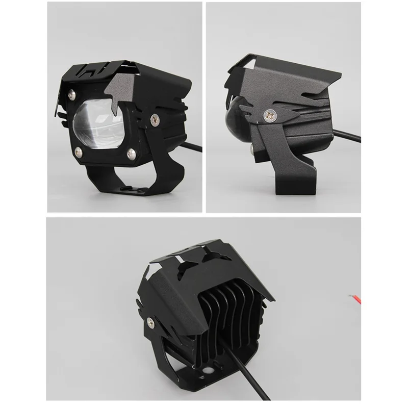 MOFOX Motorcycle LED Headlight High Brightness Single Eye High Low Beam Electric Bike Lamp