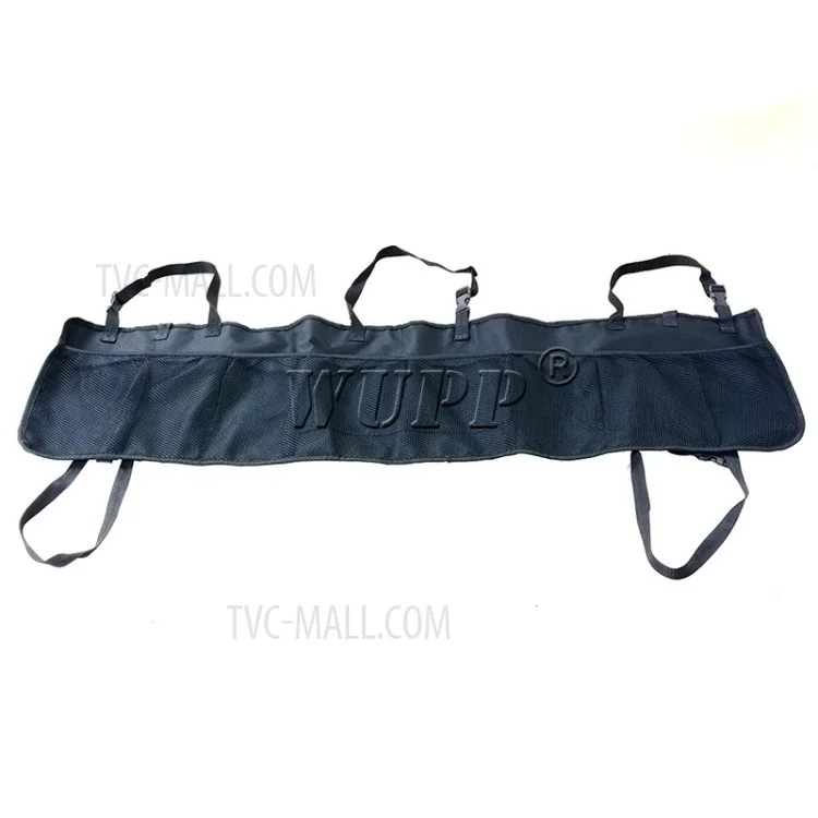 WUPP CS-486A1 Car Rear Seat Back Organizer Auto Trunk Net Mesh Cargo Storage Bag Pocket Cover Stowing Tidying Bag