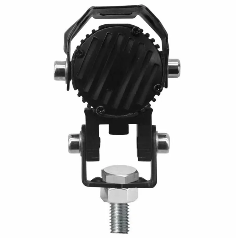 Motorcycle LED Light Dual Color Lens IP67 Waterproof 15W Night Riding Lamp Auxiliary Spotlight Lamp
