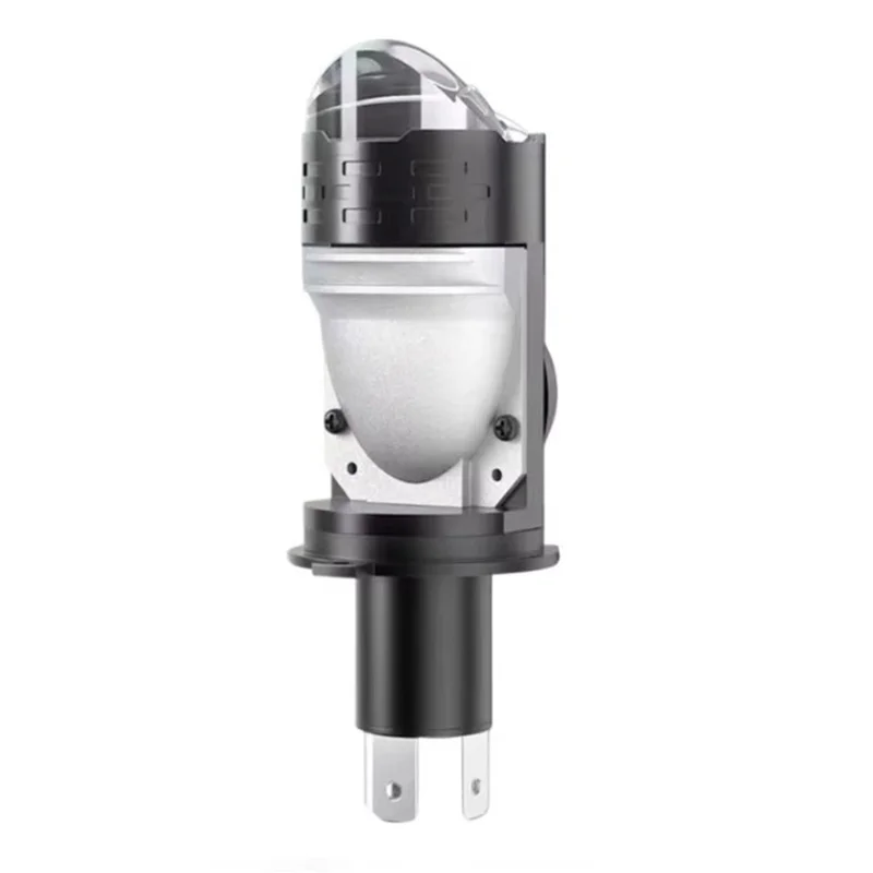 H4 LED Projector Headlight 12-60V 20W IP68 Waterproof High Low Beam Motorcycle Fog Lamp
