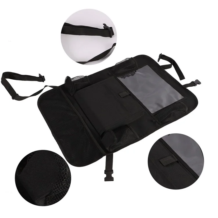 Multifunctional Car Seat Back Hanging Storage Bag Organizer Pouch with Tablet Pocket