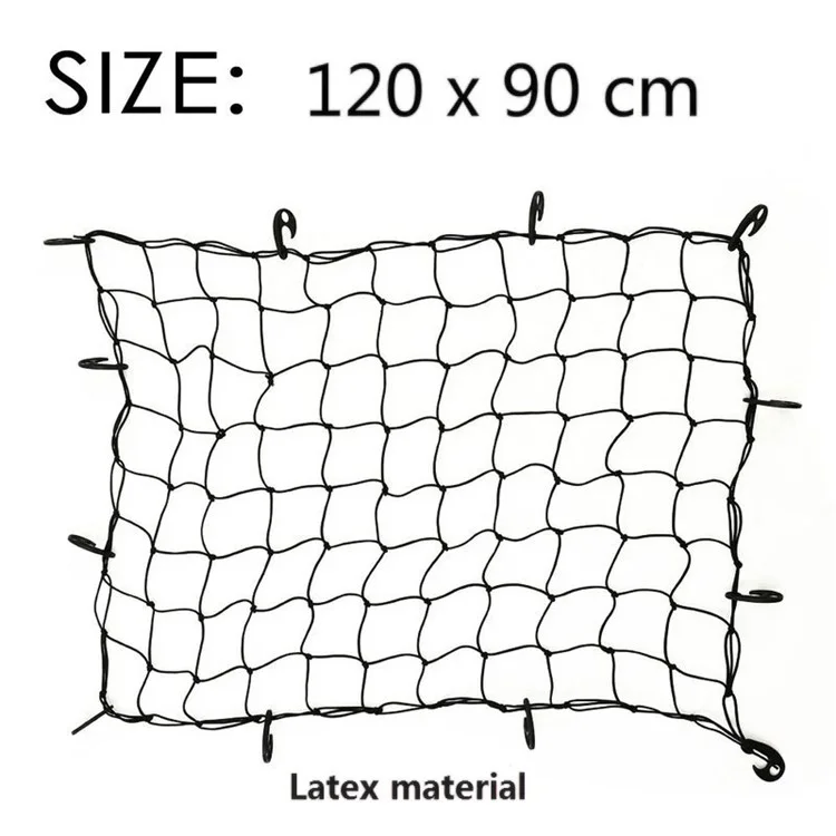 Net di Carico Pesante in Lattice Per Pick -up Fori Per Mesh Per Auto Rete Per Tetto a Letti Per Camion 120cmx90cm 88 Griglie Organizzatore Cargo Rete Con Ganci