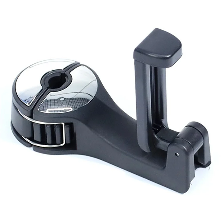 CS-G02 Multifunctional Back Seat Headrest Holder Hanger Holder Hook for Car Vehicle SUV - Silver
