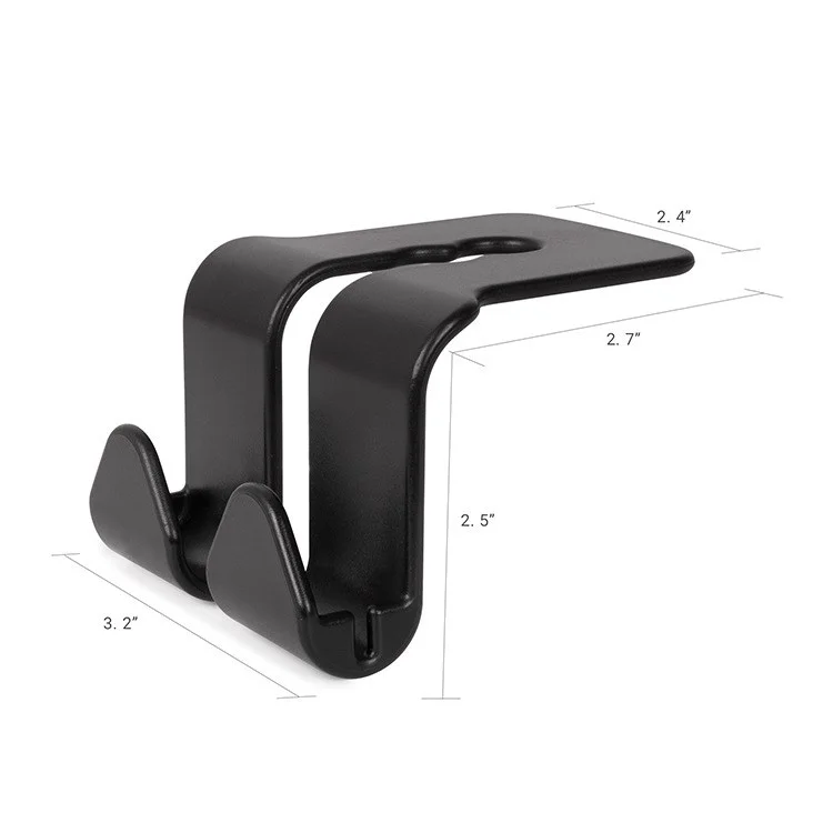 MRLAN LT-889 Car Seat Headrest Hook Storage Organizer Hanger Universal for Bag Purse Coat Fits Universal Vehicle Car