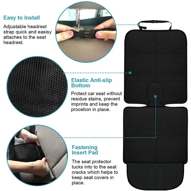 Car Back Seat Protector Cover Children Protection Mat Baby Seat Protector Pad Kids Safety Cushion