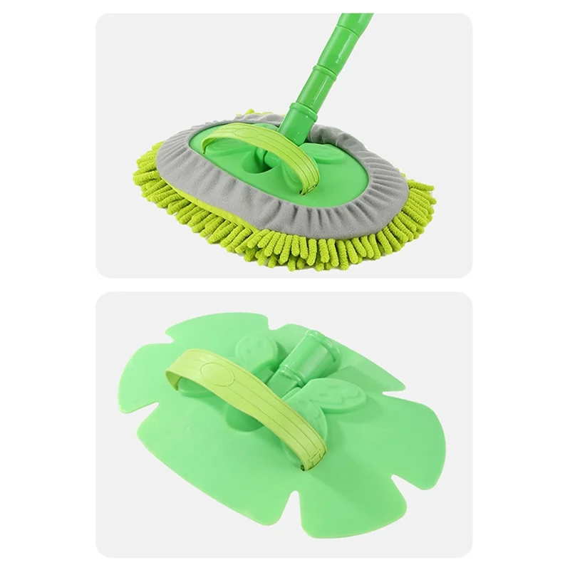 JUNCHANG 3 Delen Uitschuifbare Langsteel Auto Wasborstel Dweil Chenille Bliksemvenster Reinigingsgereedschap