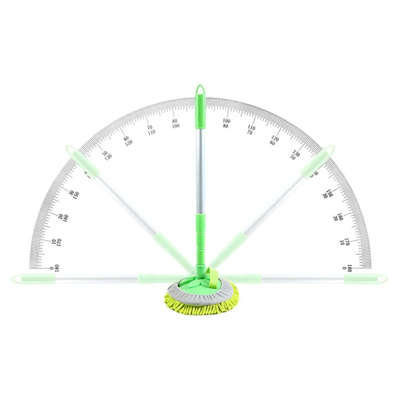 JUNCHANG 3 Delen Uitschuifbare Langsteel Auto Wasborstel Dweil Chenille Bliksemvenster Reinigingsgereedschap