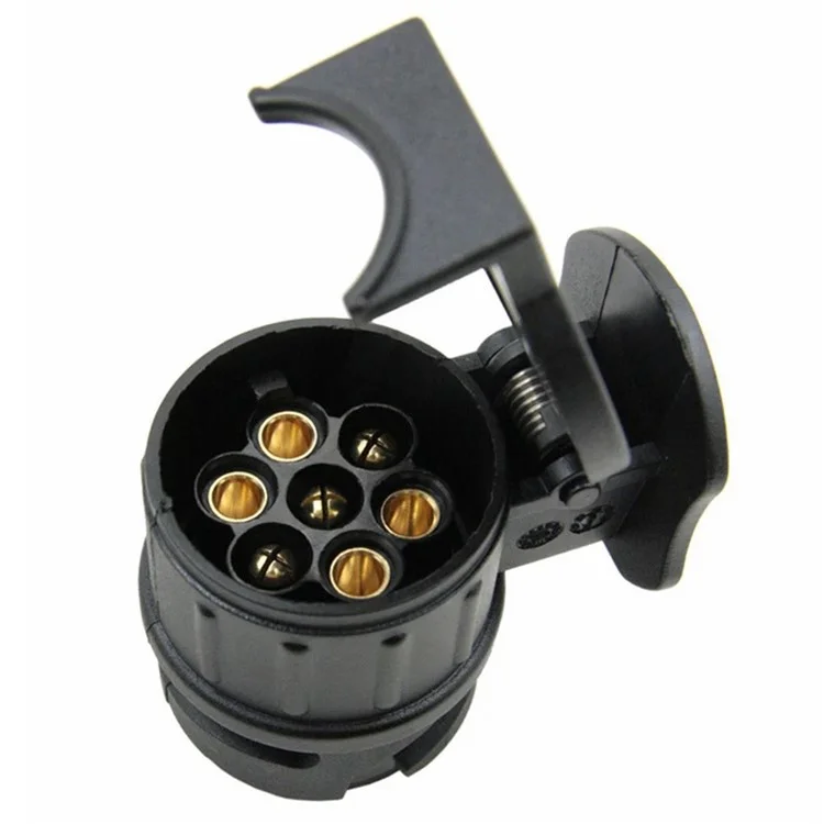 TIROL Адаптер трейлера с 13 контактов на 7 контактов Caravan Truck Towbar Car Plug Adapter 12V EU Socket Converter Connect Trailer Signal Lights